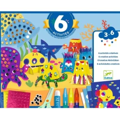 6 activités créatives : La mer et ses plaisirs - Djeco