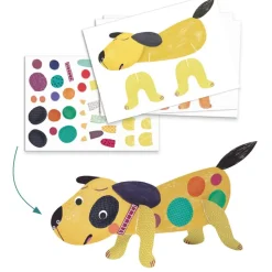 6 activités créatives : Les animaux et leurs maisons - Djeco