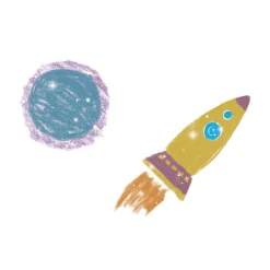 8 crayons métalliques - Djeco