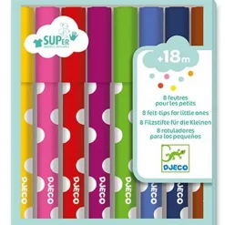 8 feutres pour les petits - Djeco