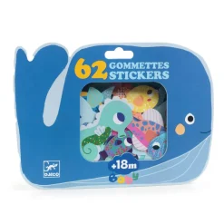 62 Gomettes : Animaux de la mer - Djeco