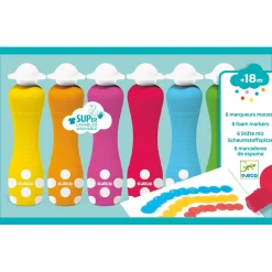6 marqueurs mousse - Djeco