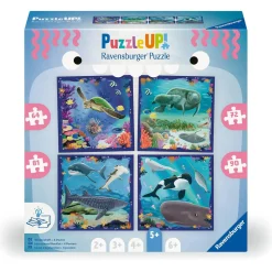 3 Puzzle Up! 5 ans : Les animaux marins - Ravensburger