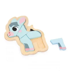 4 Puzzles Évolutifs Ferme - Janod