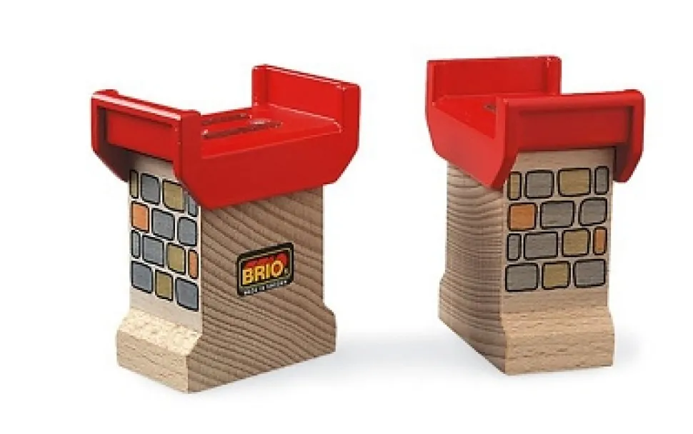 2 Supports de pont décorés - Brio