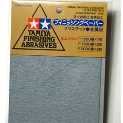 Accessoire maquette : Jeu papiers abrasifs ultra-fins - Tamiya