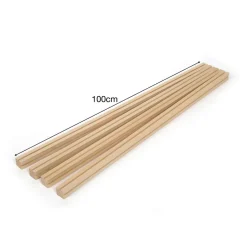 Accessoire Maquette : Profilé bois pour vitrine sur mesure 4x1m - OCCRE