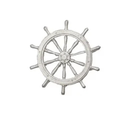 Accessoire maquette bateau en bois : gouvernail en métal 25 mm - Disarmodel
