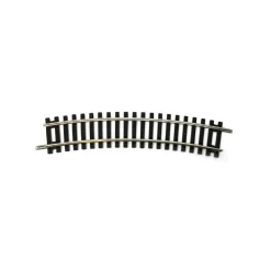 Accessoire pour circuit de train : Rail courbé R1 : 37.1 cm - Jouef