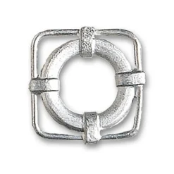 Accessoire pour maquette de bateau en bois : Bouée de sauvetage 22 x 22 mm - Artesania