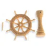 Accessoire pour maquette de bateau en bois : Roue de gouvernail en bois 30 mm - Artesania