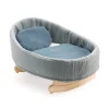 Accessoire pour poupée : Berceau à bascule Blue Dream - Djeco