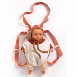Accessoire pour poupon Poméa 32 cm : Porte bébé Lavender - Djeco
