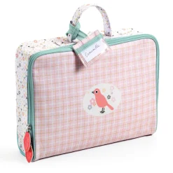 Accessoire pour poupon Poméa 32 cm : Valise de voyage - Djeco