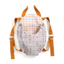 Accessoire pour poupon Poméa 32 cm : Porte bébé Blue Gray - Djeco