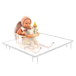 Accessoire pour poupon Poméa : Siège de table - Djeco