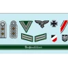 Accessoires militaires : Insignes Allemands Seconde Guerre Mondiale VOL.2 - Tamiya