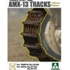 Accessoires militaires : Set de chenille sans patin en caoutchouc AMX-13 - Takom