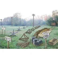 Accessoires militaires : Champ de bataille WWII - Italeri