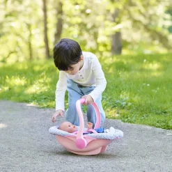 Accessoires pour Grand poupon 36 et 42 cm : Porte poupon floral - Corolle