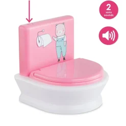 Accessoires pour ma corolle poupée 36cm et mon grand poupon 30cm: Toilettes interactives - Corolle