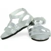 Accessoires pour poupée : Sandales argentées taille 39 à 48 cm - Petitcollin