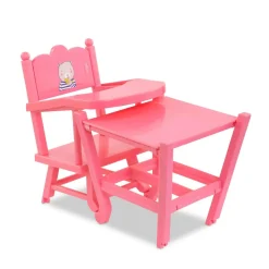 Accessoires pour poupon 36/42 cm : Chaise Haute Rose - Corolle