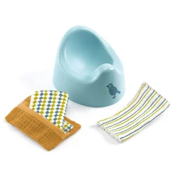 Accessoires pour poupon Poméa 32 cm : Pot et Lingettes - Djeco