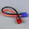Adaptateur Prise Deans (HCT) Femelle vers EC3 Male 14AWG (1.62mm diam - 2.08mm2 sect) 1m - Radient
