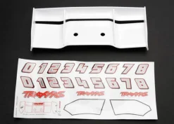 Aileron Revo Blanc 1/16 + Autocollants - Traxxas