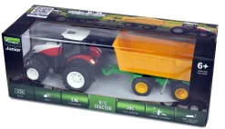 AMEWI Tracteur Avec Remorque à Benne Basculante et Son et Lumière 1:24 RTR - Amewi