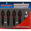 Amortisseurs Gtr Alu Anodise Rouge Assembles (Sans Ressorts) (4) - Traxxas