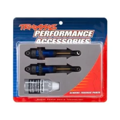 Amortisseurs Long Gtr Alu Anodises Bleu (2) - Traxxas - Traxxas