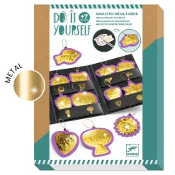 Amulettes métal à créer : Porte-bonheur - Djeco