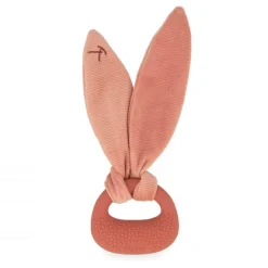 Anneau de dentition en silicone lapin terracotta - Kaloo
