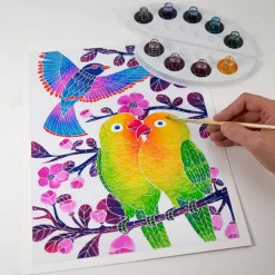 Aquarellum : Les Oiseaux s'envolent - Sentosphère