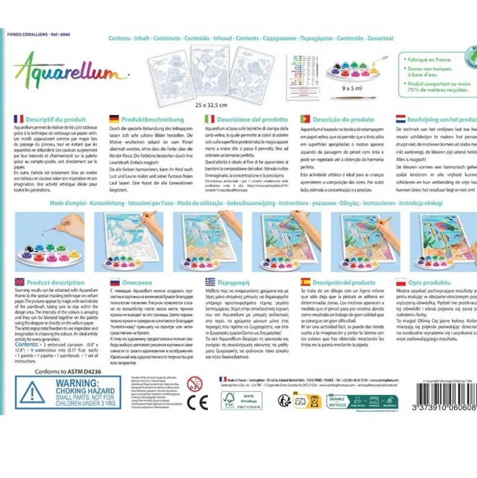 Aquarellum Fonds Coralliens - Sentosphère
