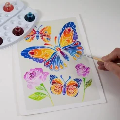 Aquarellum junion : Papillons et fleurs - Sentosphère