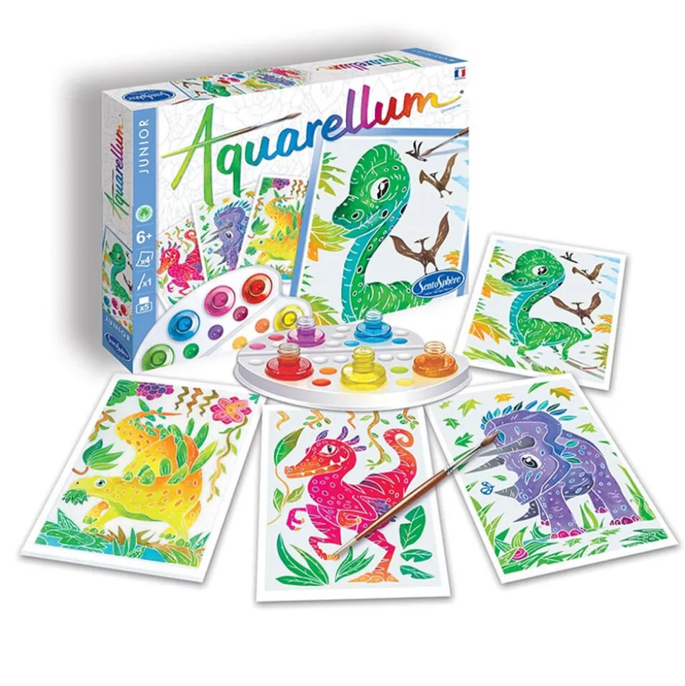 Aquarellum Junior : Dinosaures - Sentosphère