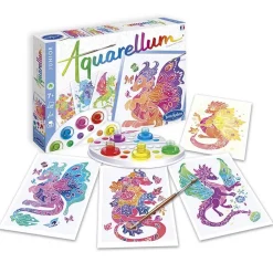 Aquarellum Junior : Dragons des 4 saisons - Sentosphère