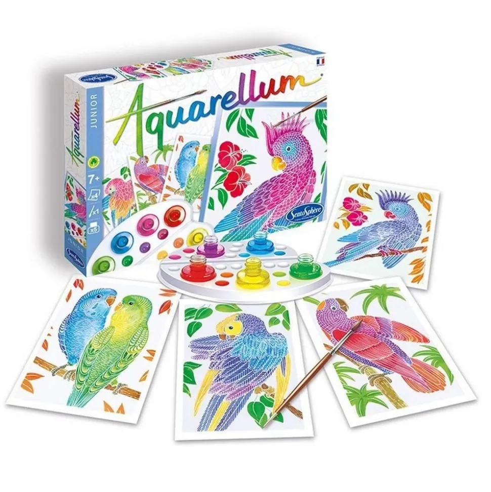 Aquarellum Junior Perroquets - Sentosphère