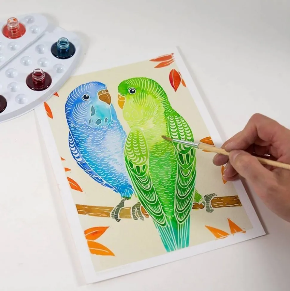 Aquarellum Junior Perroquets - Sentosphère