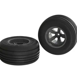 AR550040 - Dirt Runner ST Front Tire Set Glued Noir - ARRma