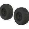 AR550042 - Fortress SC Tire Set Glued Noir (2) - ARRma