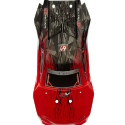 AR406135 Body Red/Black Pntd W/Decal Talion 6S BLX - ARRma