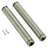 AR310747 Slider Driveshaft 80mm Gun Metal (2) Arrma - ARRma
