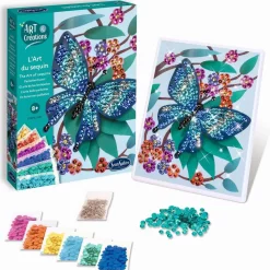 Art & Créations : L'art du sequin - Papillon - Sentosphère