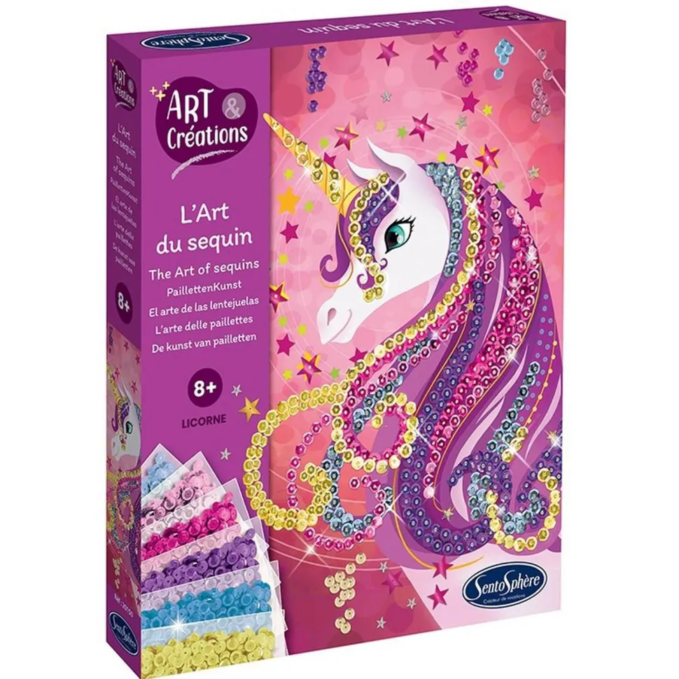 Art & Créations : L'art du sequin - Licorne - Sentosphère
