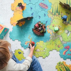 arty toys - Puzzle Géant - Bataille - 30 pcs - Djeco