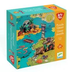 arty toys - Puzzle Géant - Bataille - 30 pcs - Djeco